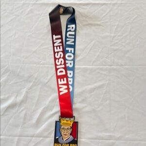 Black Medal‎ with Red and Blue Accents